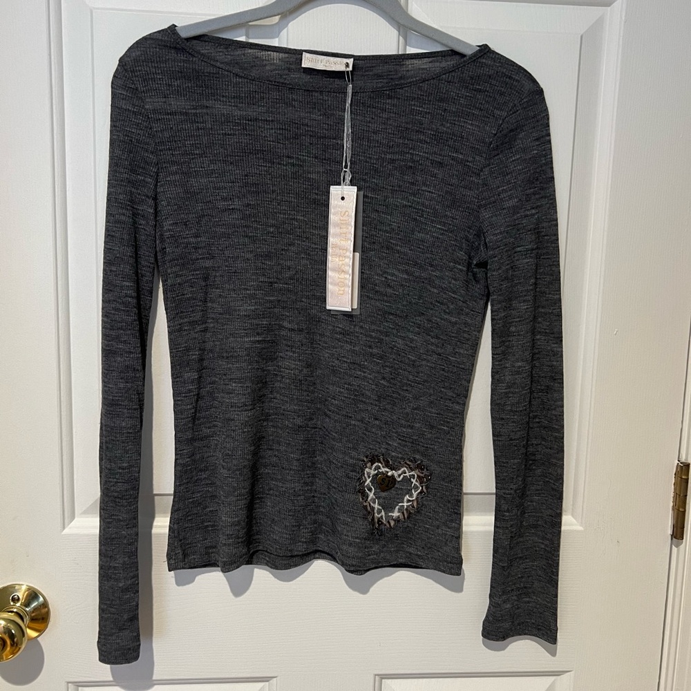 Women’s shirt long sleeve. Made in Italy. M/L